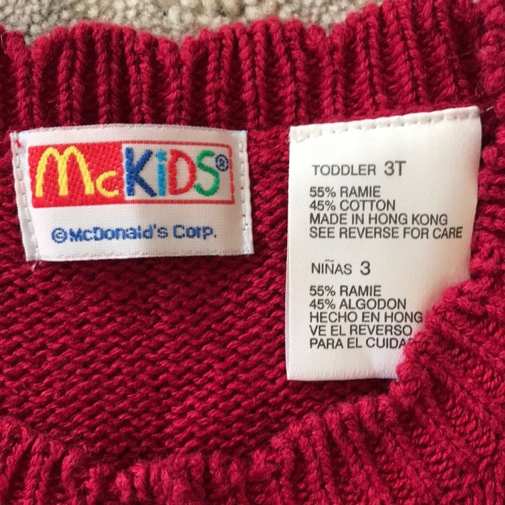 McKids girl’s sweater, EUC size 3T - Picture 2 of 3